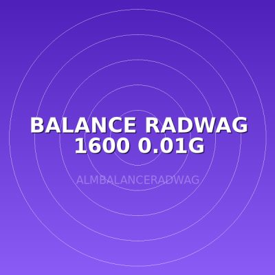 BALANCE RADWAG 1600 0.01G