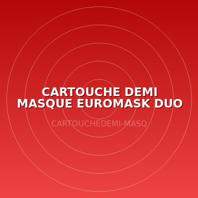 CARTOUCHE DEMI MASQUE EUROMASK DUO 1/2