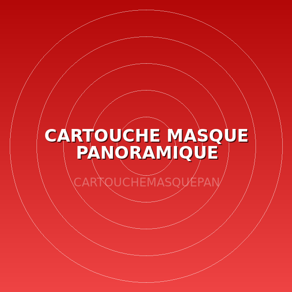 CARTOUCHE MASQUE PANORAMIQUE POLYCARBOMASK