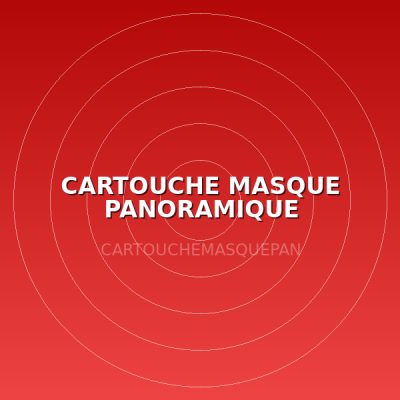 CARTOUCHE MASQUE PANORAMIQUE POLYCARBOMASK