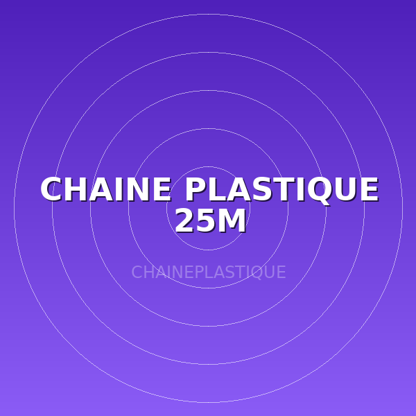 CHAINE PLASTIQUE 25M