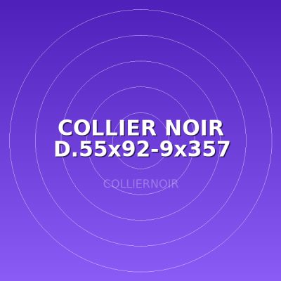 COLLIER NOIR D.55x92-9x357