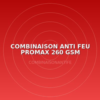 COMBINAISON ANTI FEU PROMAX 260 GSM ORANGE TL