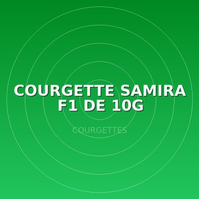 COURGETTE SAMIRA F1 DE 10G