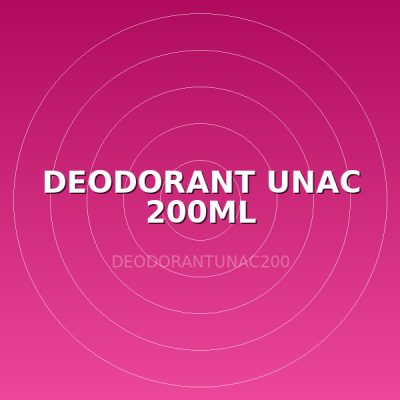 DEODORANT UNAC 200ML