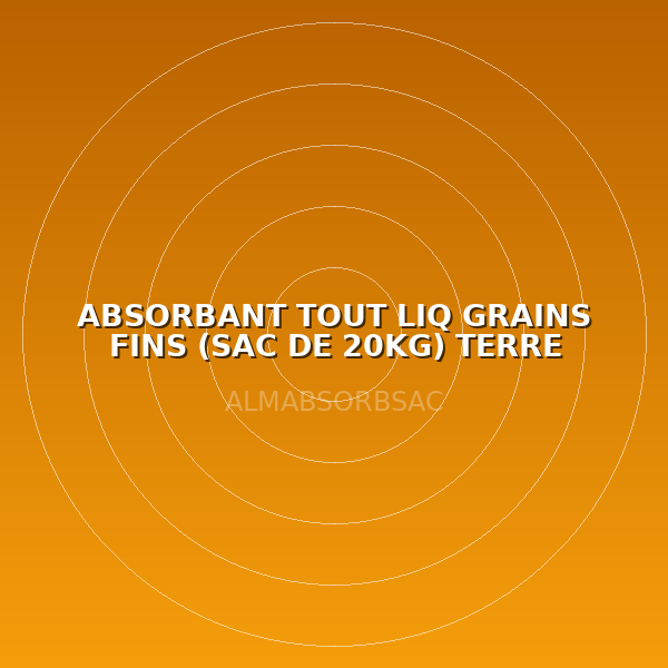 ABSORBANT TOUT LIQ GRAINS FINS (SAC DE 20KG) TERRE DIATOM