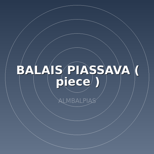 BALAIS PIASSAVA ( piece )