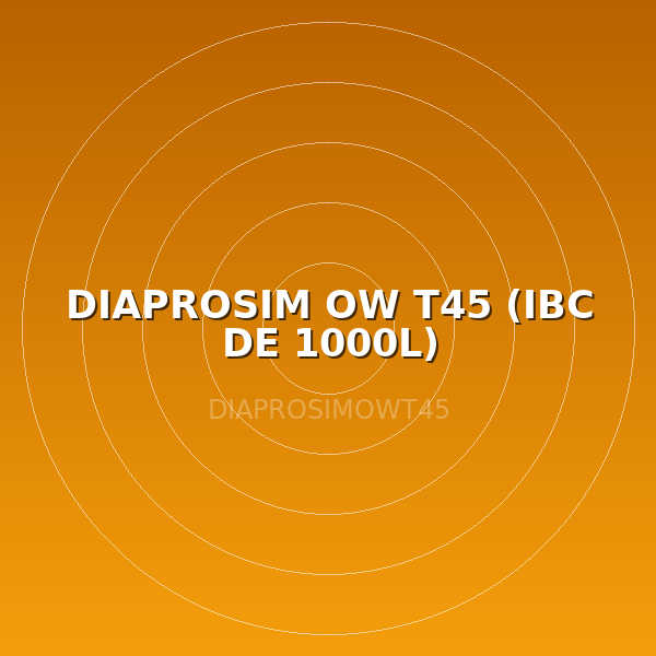 DIAPROSIM OW T45 (IBC DE 1000L)