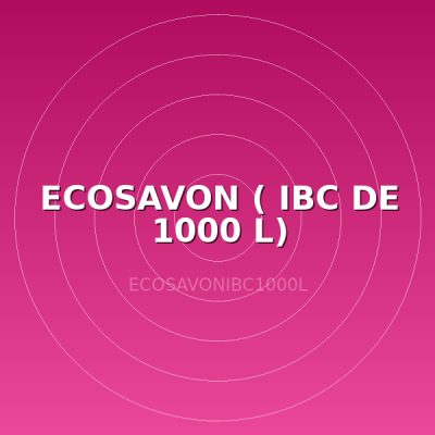 ECOSAVON ( IBC DE 1000 L)