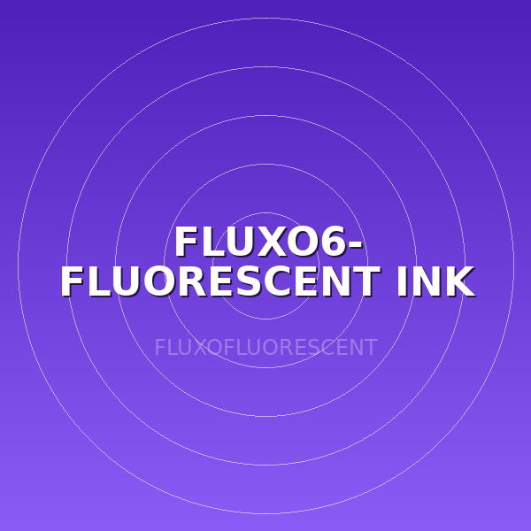 FLUXO6- FLUORESCENT INK 500ML