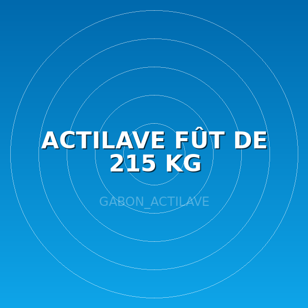 ACTILAVE FÛT DE 215 KG