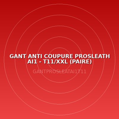 GANT ANTI COUPURE PROSLEATH AI1 - T11/XXL (PAIRE)