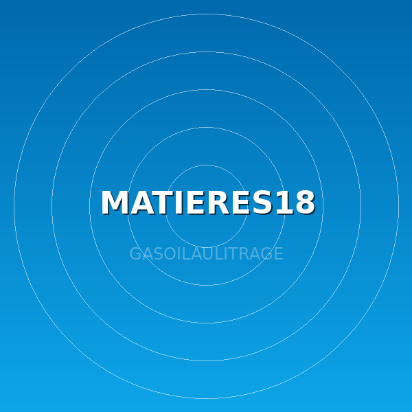 MATIERES18