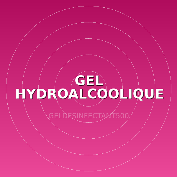 GEL HYDROALCOOLIQUE  500ML