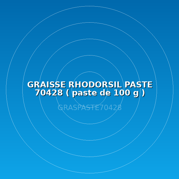 GRAISSE RHODORSIL PASTE 70428 ( paste de 100 g )