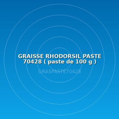 GRAISSE RHODORSIL PASTE 70428 ( paste de 100 g )