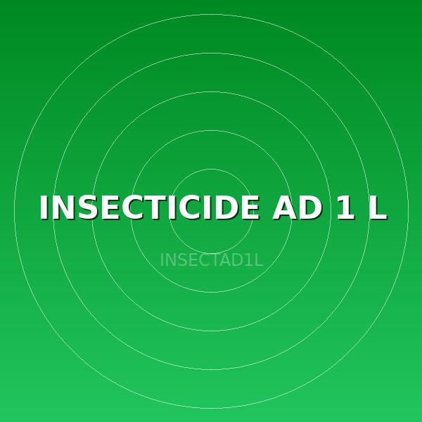 INSECTICIDE AD 1 L
