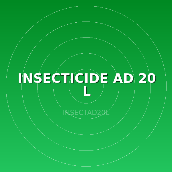 INSECTICIDE AD 20 L