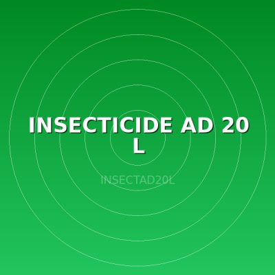 INSECTICIDE AD 20 L