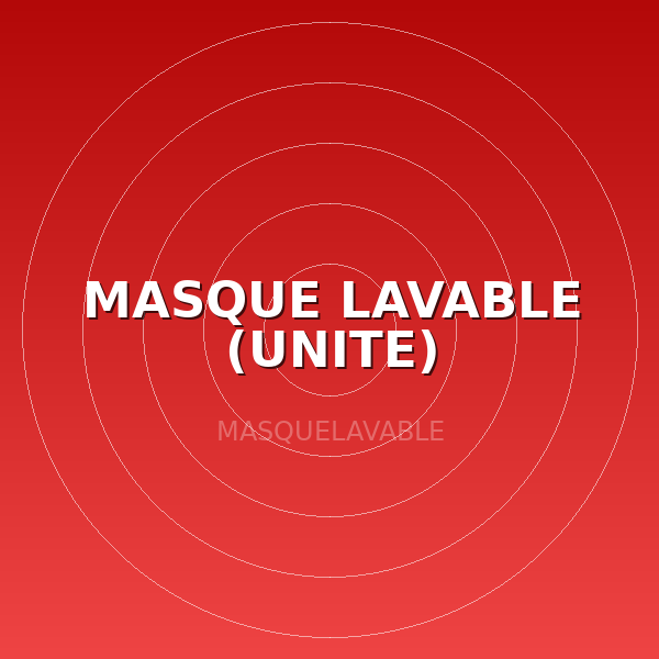 MASQUE LAVABLE (UNITE)