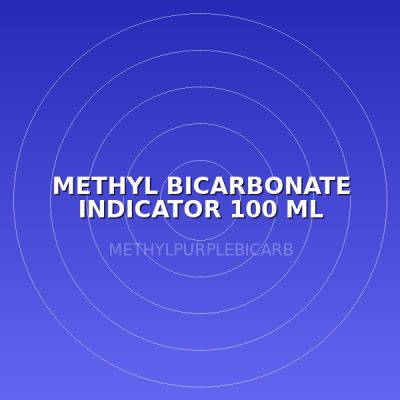 METHYL BICARBONATE INDICATOR 100 ML