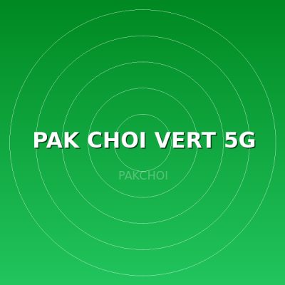 PAK CHOI VERT 5G