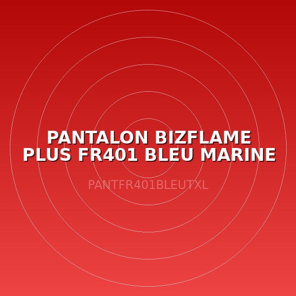 PANTALON BIZFLAME PLUS FR401 BLEU MARINE TXL