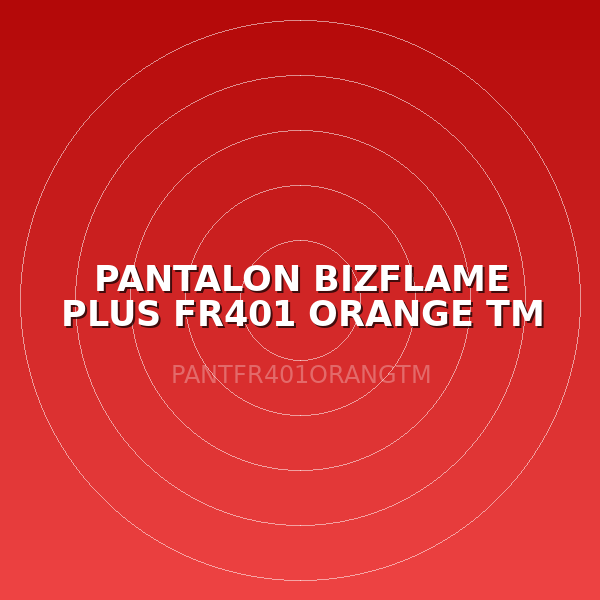 PANTALON BIZFLAME PLUS FR401 ORANGE TM