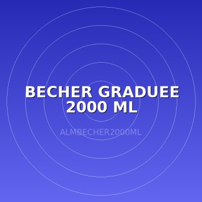 BECHER GRADUEE 2000 ML