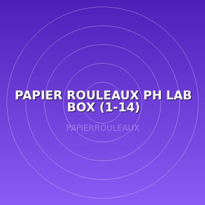 PAPIER ROULEAUX PH LAB BOX (1-14)