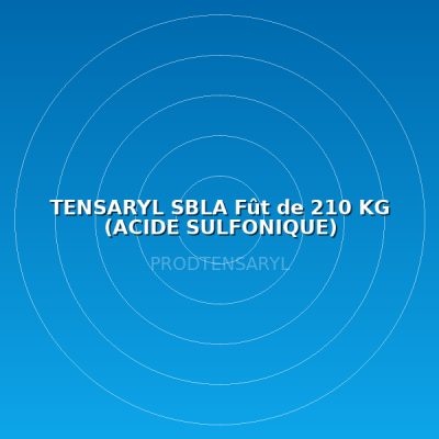 TENSARYL SBLA Fût de 210 KG (ACIDE SULFONIQUE)