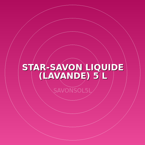 STAR-SAVON LIQUIDE (LAVANDE) 5 L