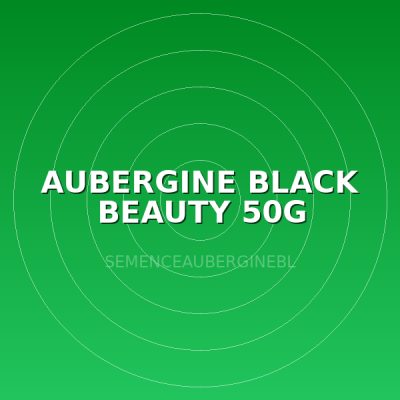 AUBERGINE BLACK BEAUTY 50G