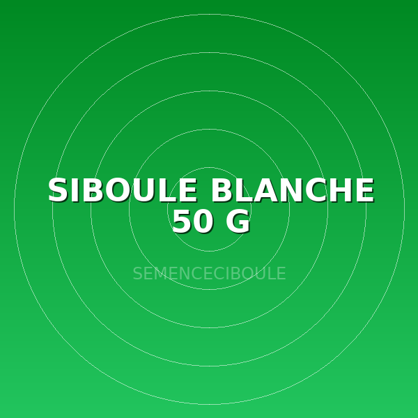 SIBOULE BLANCHE 50 G