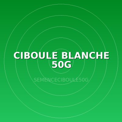 CIBOULE BLANCHE 50G