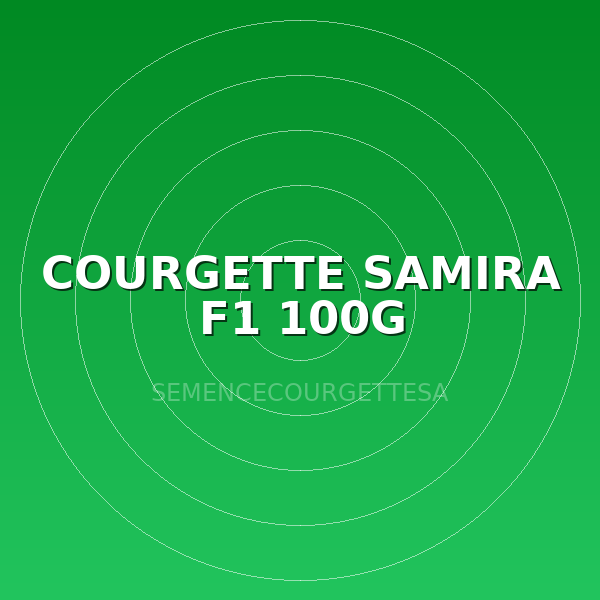 COURGETTE SAMIRA F1 100G