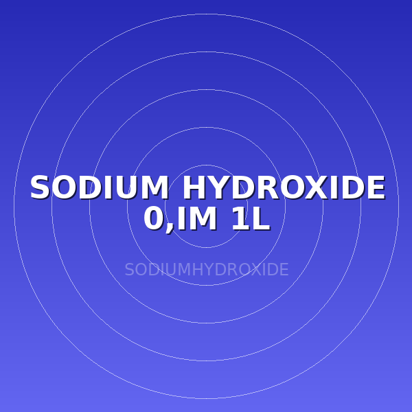 SODIUM HYDROXIDE 0,IM 1L