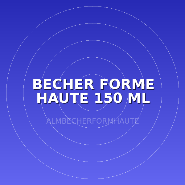 BECHER FORME HAUTE 150 ML