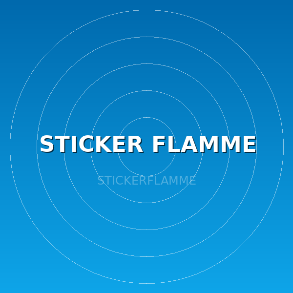STICKER FLAMME