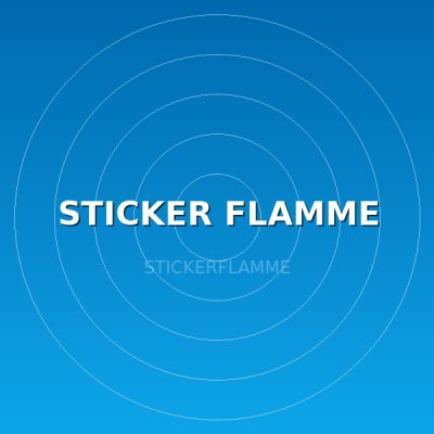 STICKER FLAMME