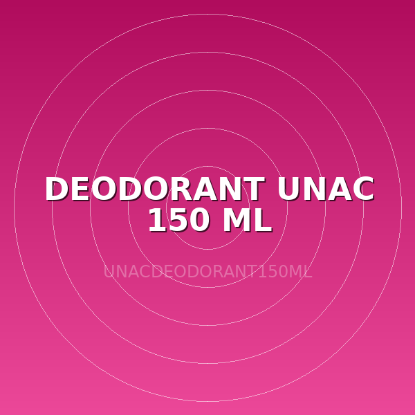 DEODORANT UNAC 150 ML