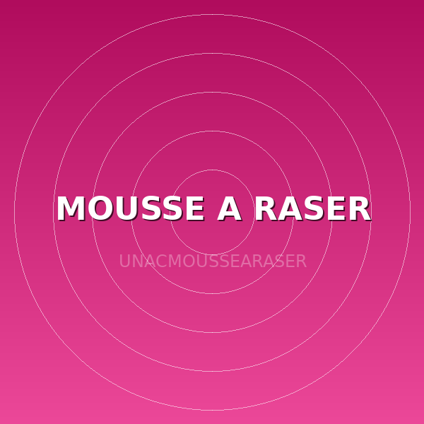 MOUSSE A RASER