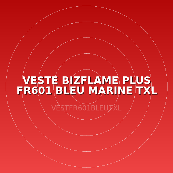 VESTE BIZFLAME PLUS FR601 BLEU MARINE TXL