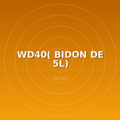 WD40( BIDON DE 5L)