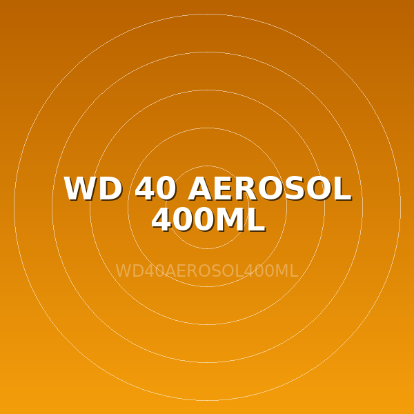 WD 40 AEROSOL 400ML