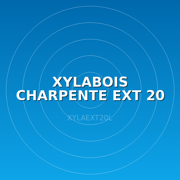 XYLABOIS CHARPENTE EXT 20 L