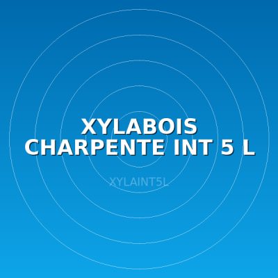 XYLABOIS CHARPENTE INT 5 L