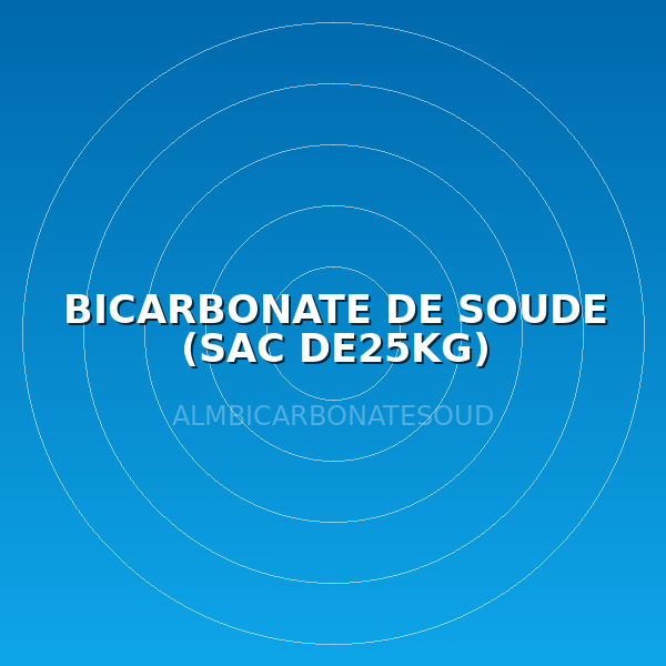 BICARBONATE DE SOUDE (SAC DE25KG)