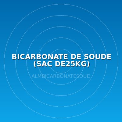 BICARBONATE DE SOUDE (SAC DE25KG)