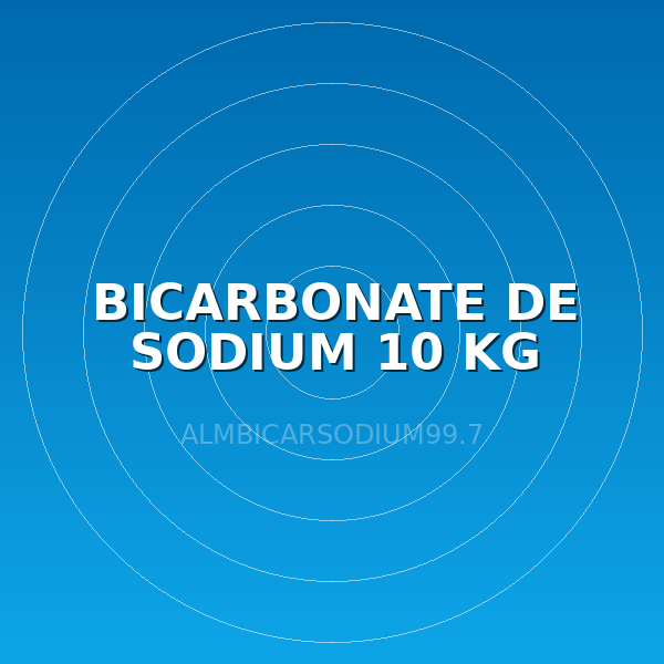 BICARBONATE DE SODIUM 10 KG